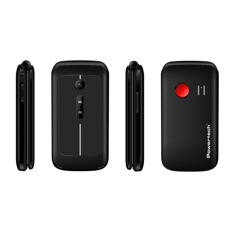 Powertech Sentry Dual SIM Mobile with Large Buttons Black view 5
