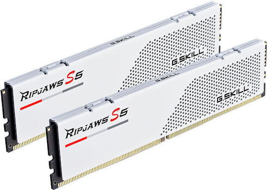 G.Skill Ripjaws S5 DDR5 64GB RAM with 2x32GB Modules and Speed 5600 for Desktop F5-5600J3636D32GX2-RS5W vue 2