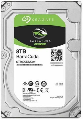 Seagate Barracuda 8TB HDD Hard Drive 3.5" SATA III 5400rpm with 256MB Cache for Desktop ST8000DM004