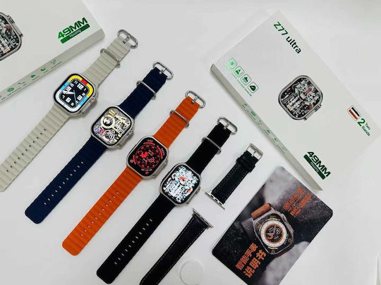Z77 Ultra 49mm Smartwatch with Heart Rate Monitor (Blue) view 3
