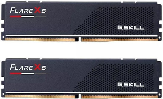 G.Skill Flare X5 DDR5 32GB RAM with 2x16GB Modules and Speed 6000 for Desktop F5-6000J3238F16GX2-FX5