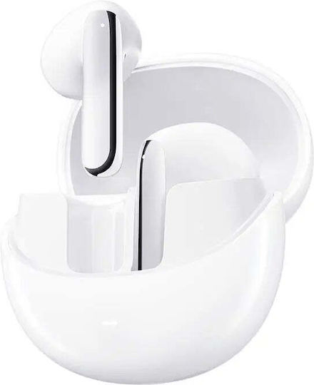 QCY HT 10 Pro Earbud Bluetooth Handsfree Earphones with Sweat Resistance and Charging Case White vue 3