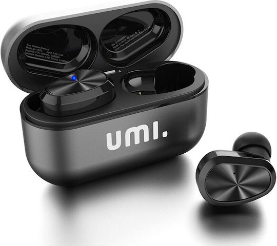 Umi W5S In-ear Bluetooth Handsfree Earphones with Charging Case Gray view 1