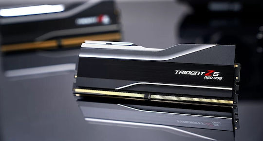 G.Skill Trident Z5 Neo RGB DDR5 32GB RAM with 2x16GB Modules and Speed 6400 for Desktop F5-6400J3239G16GX2-TZ5NR view 7