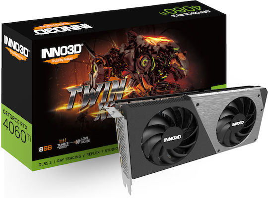 Inno 3D GeForce RTX 4060 Ti 8GB GDDR6 Twin X2 Graphics Card view 1