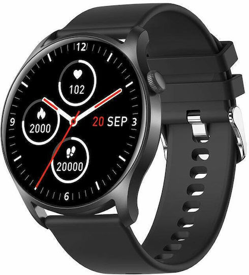 Colmi Sky 8 49mm Smartwatch with Heart Rate Monitor (Black)