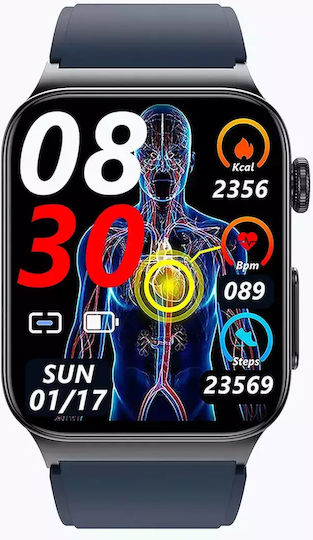 Watchmark Cardio One Smartwatch with Heart Rate Monitor (Blue)