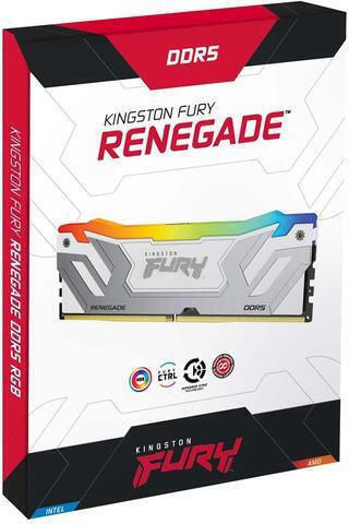 Kingston Fury Renegade RGB DDR5 48GB RAM with 2x24GB Modules and Speed 8400 for Desktop KF584CU40RWAK2-48 view 3