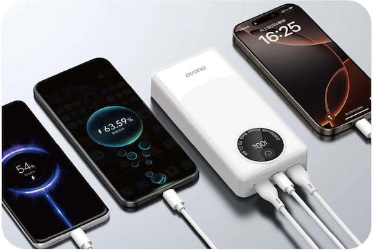 Dudao K12Pro Power Bank 20000mAh 22.5W with USB-A Port and USB-C Port Power Delivery Black vue 7