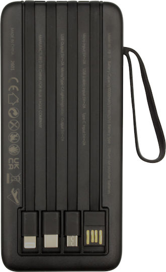 Blue Eagle BE-PB-11 Power Bank 10000mAh Black vista 2