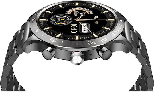 Riversong Motive 9 Max Stainless Steel Smartwatch with Heart Rate Monitor (Gray) view 9