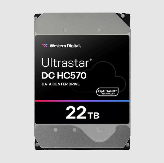 Western Digital Ultrastar DC HC570 22TB HDD Hard Drive 3.5" SATA III 7200rpm with 512MB Cache for Server 0F48155 vue 6