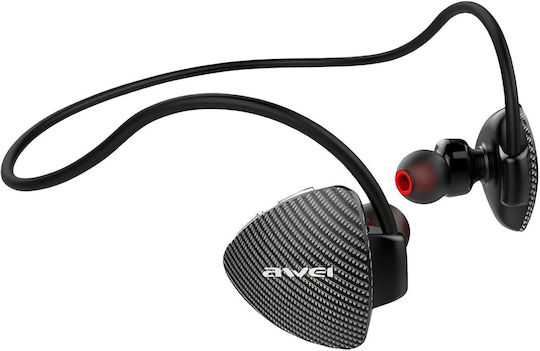 Awei A849BL In-ear Bluetooth Handsfree Earphones with Sweat Resistance Black view 1