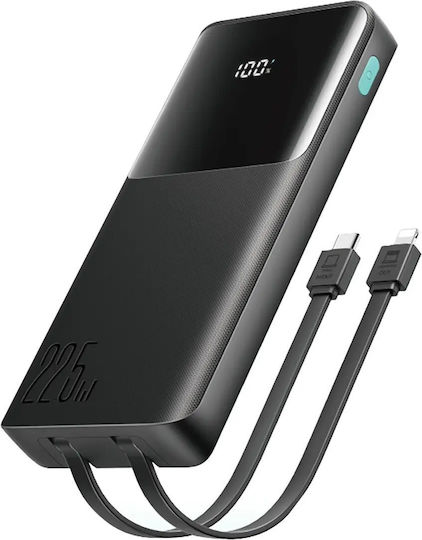 Joyroom JR-PBF19 Power Bank 10000mAh 22.5W with USB-A Port and USB-C Port Power Delivery Black