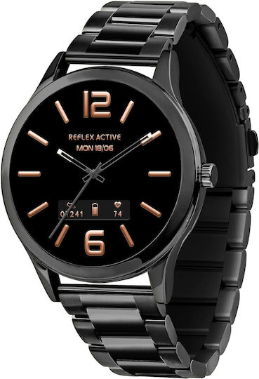 Reflex Active Series 31 Smartwatch with Heart Rate Monitor (Black) view 1
