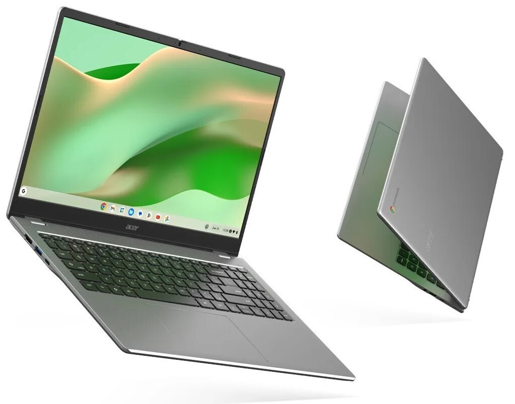 Acer Chromebook 315 CB315-6H-TCO 15.6" IPS FHD (N-Series-N150/8GB/128GB SSD/Chrome OS) (US Keyboard) view 2