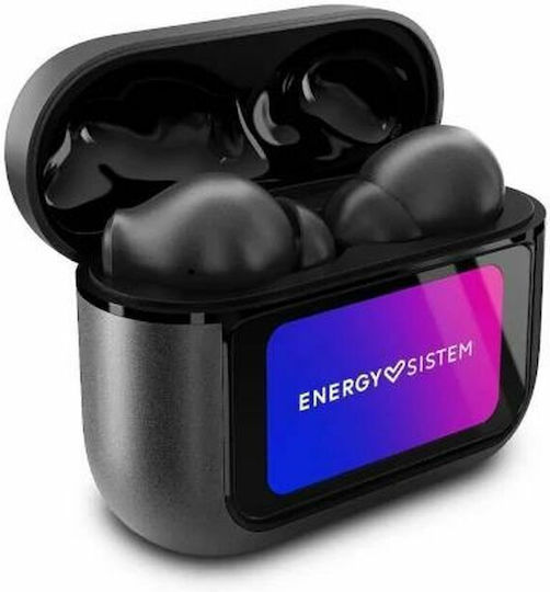 Energy Sistem Display ANC In-ear Bluetooth Handsfree Earphones with Charging Case Graphite view 3