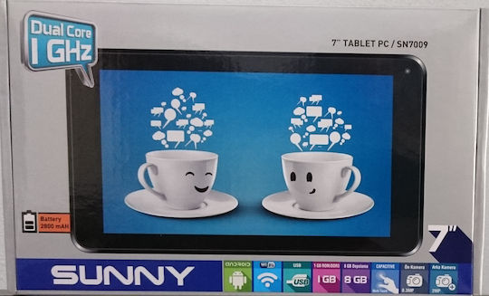 Sunny SN7009 7" Tablet Black view 3