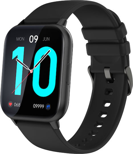 Smartwatch Idealstore Saphirvision Apple Bluetooth Curved Hd Screen 1.91 Inches Fitness Monitoring Heart Rate Blood Pressure Compatible Ios Android Black view 1