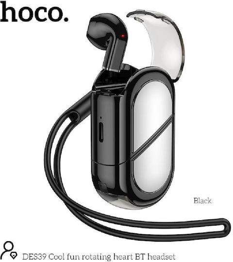 Hoco DES39 In-ear Bluetooth Handsfree Earphones with Charging Case Black view 1
