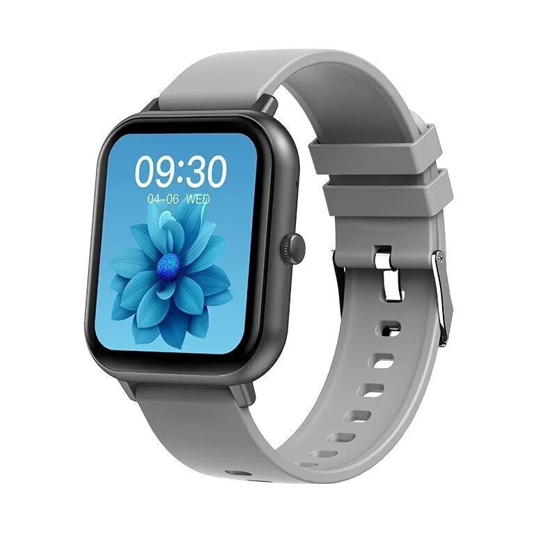 Waterproof Smartwatch with Heart Rate Monitor (Gray) view 1