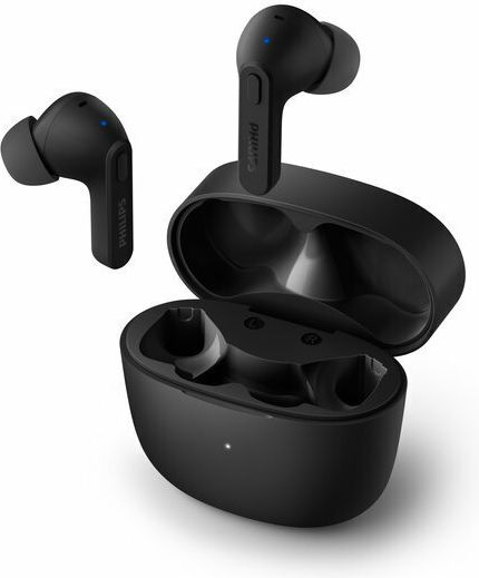 Philips TAT2206 In-ear Bluetooth Handsfree Earphones with Charging Case Black view 2
