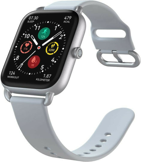 Haylou RS4 LS12 37mm Smartwatch with Heart Rate Monitor (Silver) view 2
