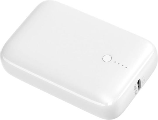 Platinet PMPB10DL104W Power Bank 10000mAh 20W with USB-A Port and USB-C Port Power Delivery White