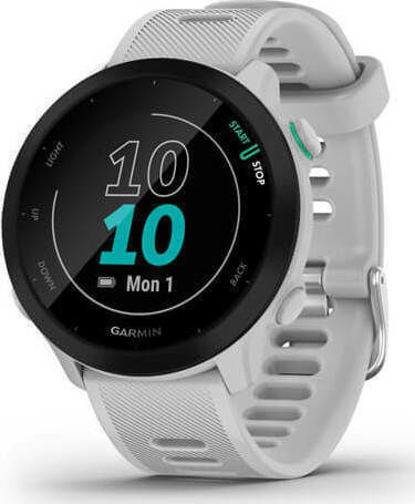Garmin Forerunner 55 42mm Waterproof Smartwatch with Heart Rate Monitor (White) view 2