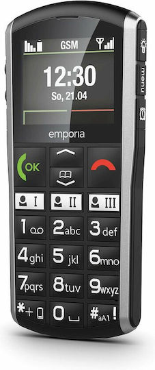 Emporia Simplicity Single SIM Mobile with Large Buttons Black view 1