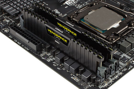 Corsair Vengeance LPX DDR4 16GB RAM with 2x8GB Modules and Speed 2400 for Desktop CMK16GX4M2A2400C14 vue 2