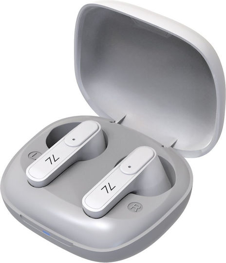 NSP Nspods BN510W Earbud Bluetooth Handsfree Earphones with Sweat Resistance and Charging Case White