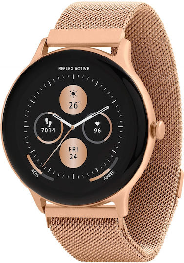 Reflex Active Series 22 45mm Smartwatch with Heart Rate Monitor (Rose Gold) view 1
