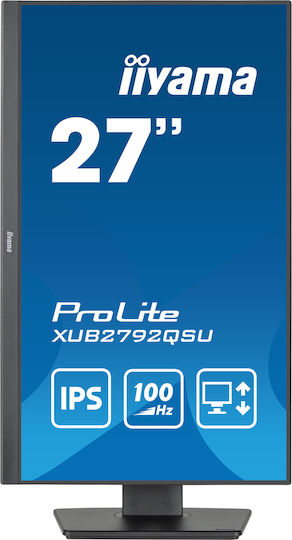 Iiyama ProLite XUB2792QSU-B6 IPS Gaming Monitor 27" QHD 2560x1440 with Response Time 5ms GTG view 2