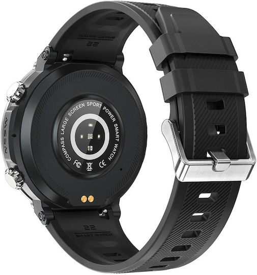 Valdus VL10 Smartwatch with Heart Rate Monitor (Black) view 6