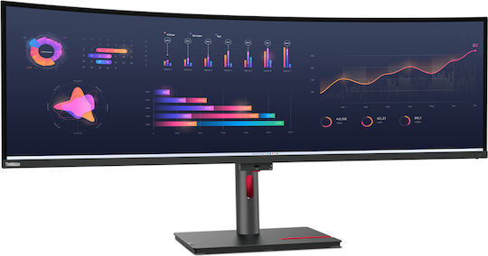Lenovo ThinkVision P49w-30 Ultrawide IPS Curved Monitor 49" 5120x1440 with Response Time 6ms GTG