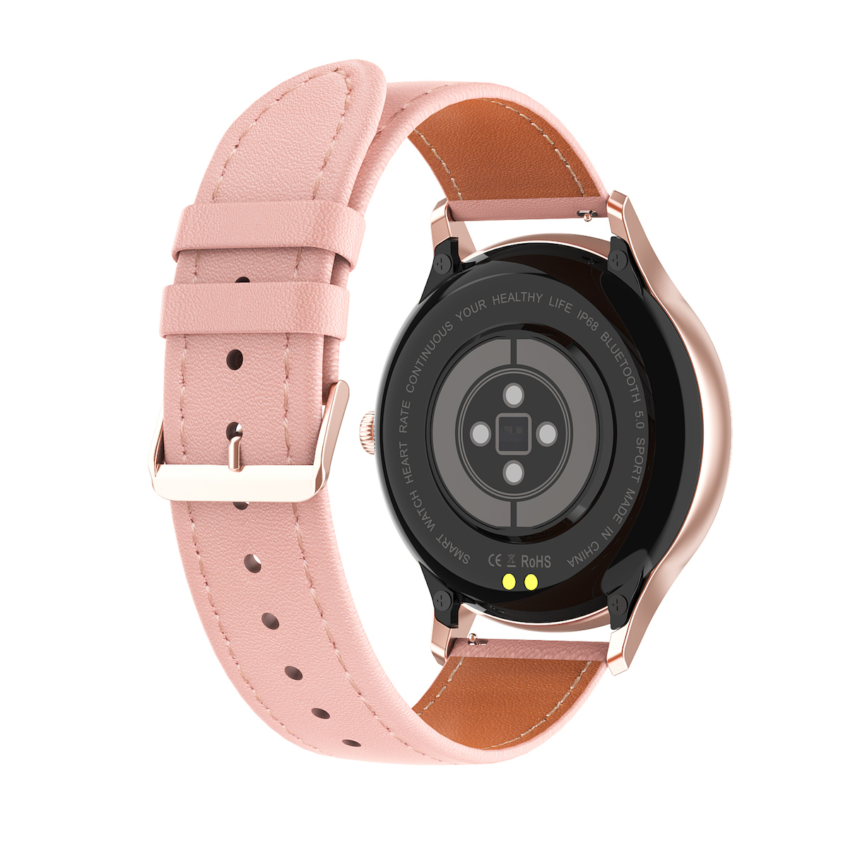 DoFitTop Aluminium Smartwatch with Heart Rate Monitor (Pink - Small) view 3