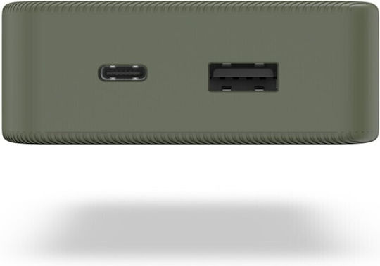 HAMA Colour 20 Power Bank 20000mAh with USB-A Port and USB-C Port Green view 2