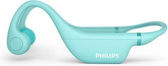 Philips TAK4607 Bone Conduction Bluetooth Handsfree Earphones with Sweat Resistance Green vista 2
