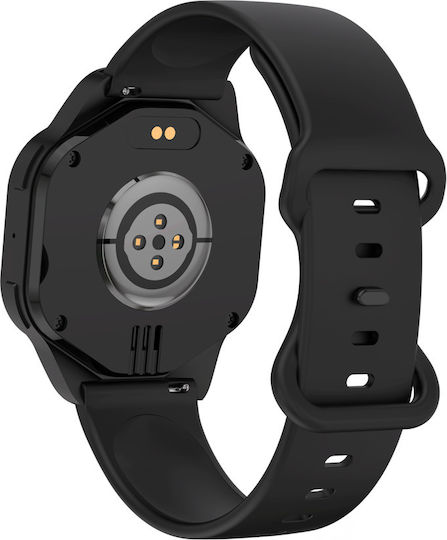 Canyon Hexagon 88 Waterproof Smartwatch with Heart Rate Monitor (Black) vista 3