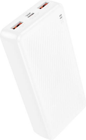 Borofone BJ56 Graceful Power Bank 10000mAh 22.5W with 2 USB-A Ports Black view 4
