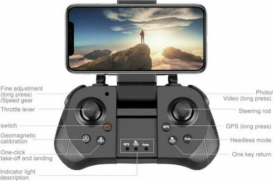 Extralink Smart Life F10 Drone 2.4 GHz with 6K Camera and Controller view 9