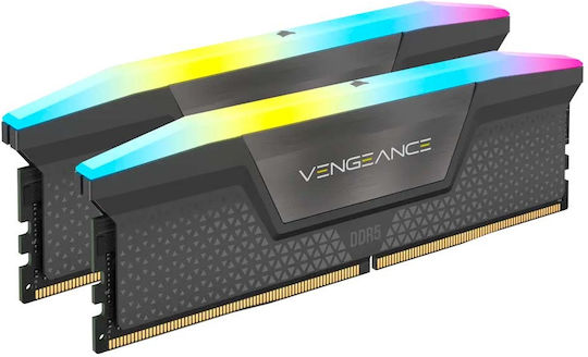 Corsair Vengeance AMD EXPO DDR5 32GB RAM with 2x16GB Modules and Speed 5200 for Desktop CMH32GX5M2B5200Z40K view 3