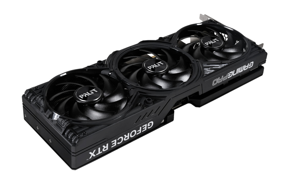 Palit GeForce RTX 5070 Ti 16GB GDDR7 GamingPro-S Graphics Card NE7507T019T2-GB2031U vue 4
