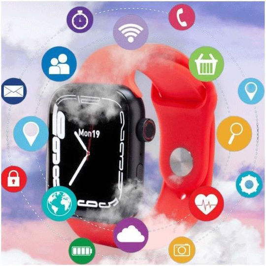 Series 7 Smartwatch with Heart Rate Monitor (Red) view 6