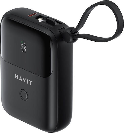 Havit PB5215 Power Bank 10000mAh 20W with USB-C Port Black view 3