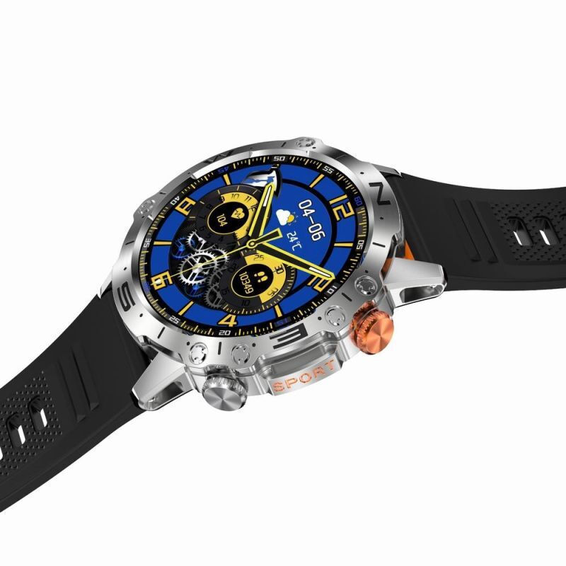 Gravity GT20-2 Smartwatch with Heart Rate Monitor (Black) vue 2