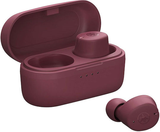 Yamaha TW-E3C In-ear Bluetooth Handsfree Earphones with Sweat Resistance and Charging Case Red