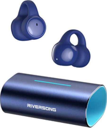 Riversong AirClip L3 In-ear Bluetooth Handsfree Earphones with Charging Case Blue