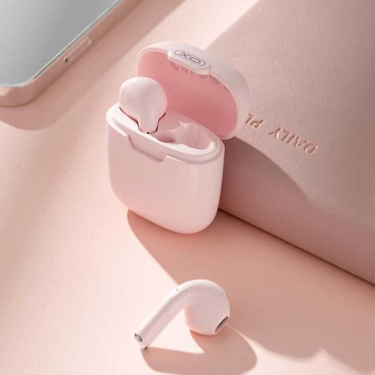 XO X23 TWS Earbud Bluetooth Handsfree Earphones with Charging Case Pink view 6